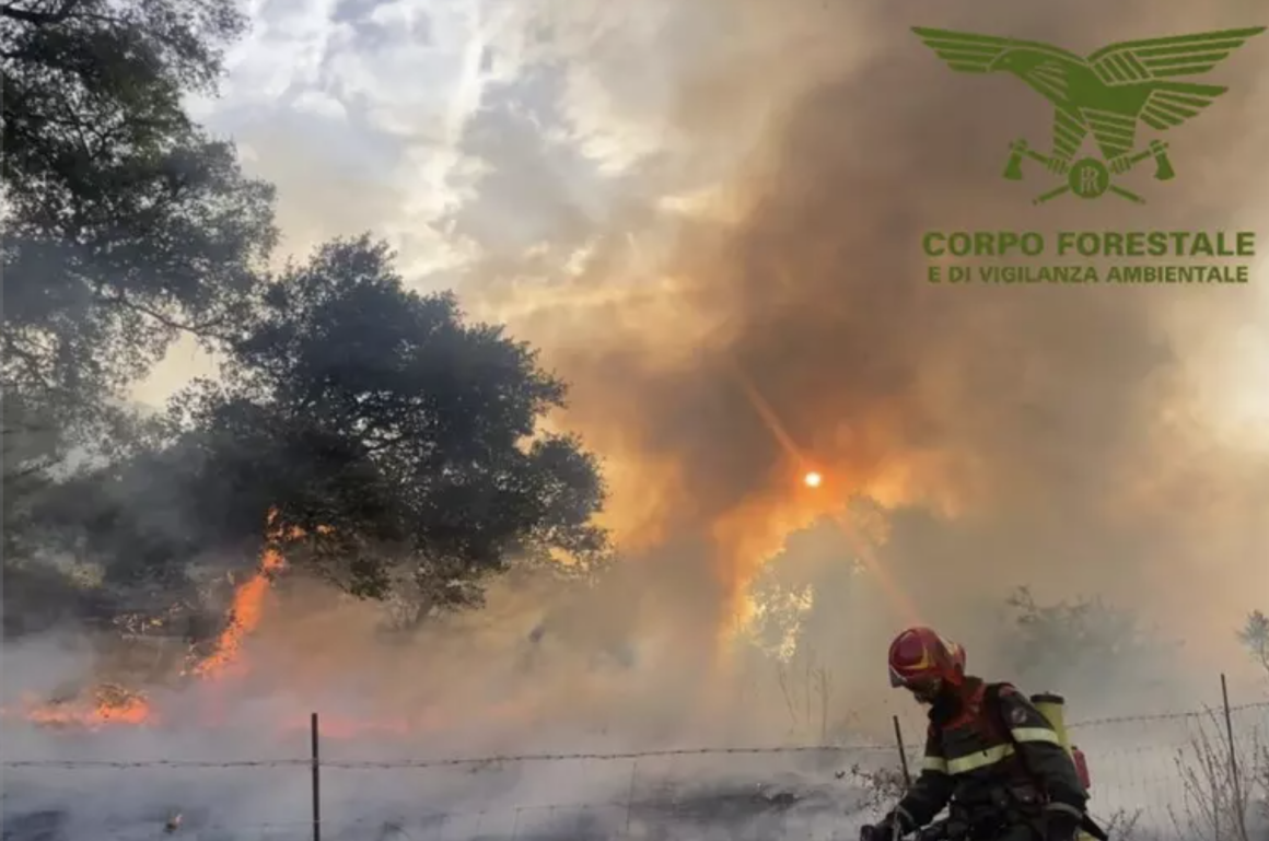 Incendi Pericolo Medio In Mezza Sardegna Nuova Allerta Della